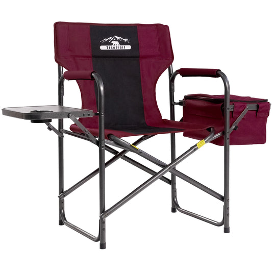 Tisetrail Director Camping Chair With Cooler Bag And Tray