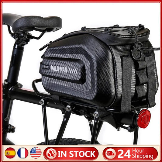 Shunmaii Waterproof EVA Hard Shell Bicycle Pannier Bag