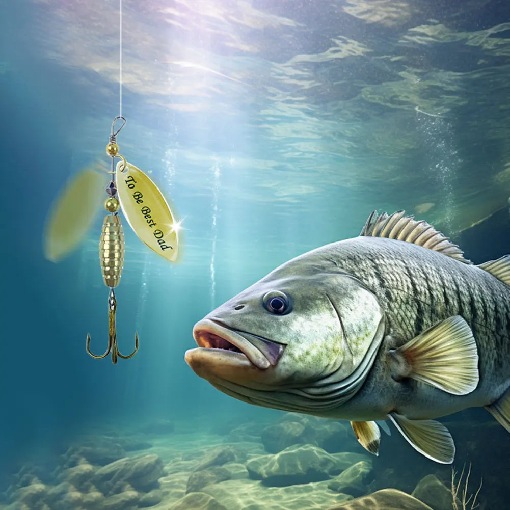APWIKOGER Metal Spoon Spinner Fishing Lures Crankbaits Kit