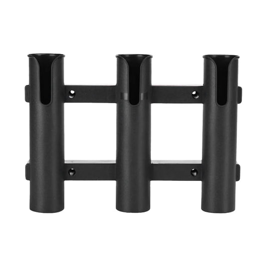 Shunmaii Wall Mount Fishing Rod Holder Bracket 3 Tubes