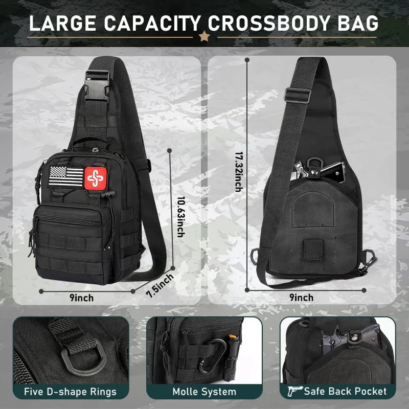Survival Gear Kit With First Aid And Tools