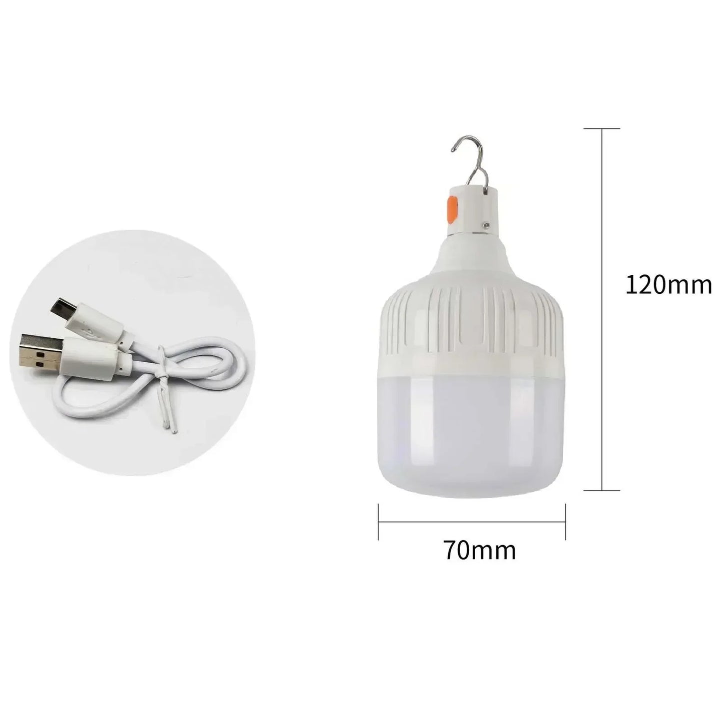 Electric 60W USB Rechargeable Waterproof Camping LED Lantern