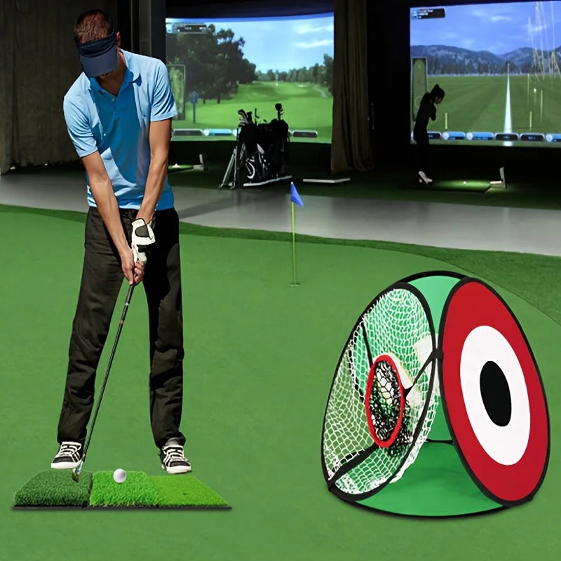 Amy Sport Golf Hitting Practice Net With Target Cloth Mat
