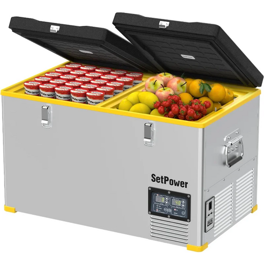 Pro Gear Sporting Goods Setpower Dual Zone Car Refrigerator