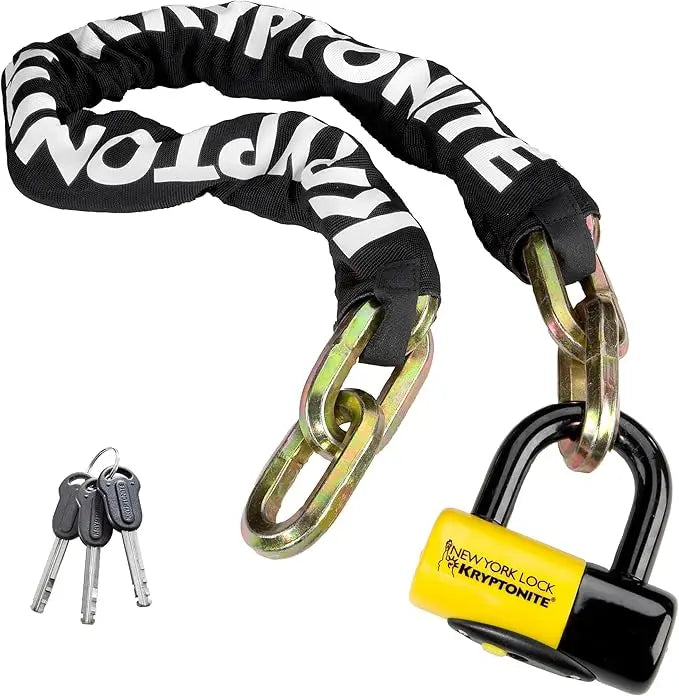 YTYIN Heavy Duty Boron Manganese Bike Chain Lock Anti Theft