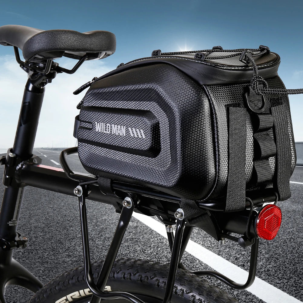 Shunmaii Waterproof EVA Hard Shell Bike Pannier Bag Carrier