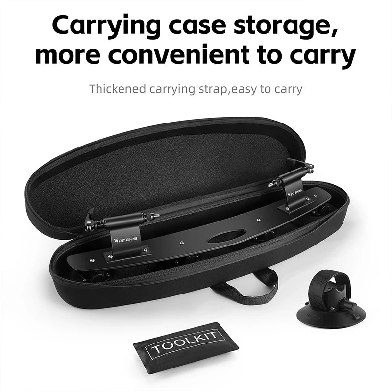 West Biking Car Roof Vacuum Suction Cup Bike Rack Carrier
