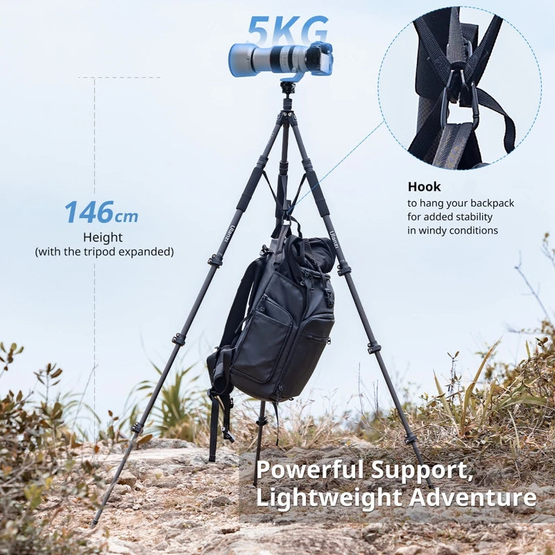 Ulanzi TT35 Five in 1 Hiking Stick Tripod Kit Outdoor