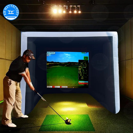 Inflatable Golf Swing Simulator Net Cage