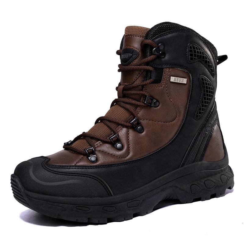 Louis Kadhr Mens Waterproof Motorcycle Hiking Boots