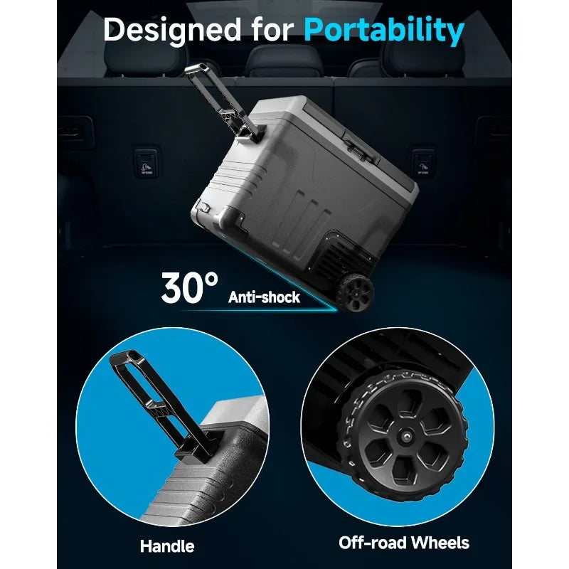 Pro Gear Sporting Goods Portable Car Fridge 12V Refrigerator