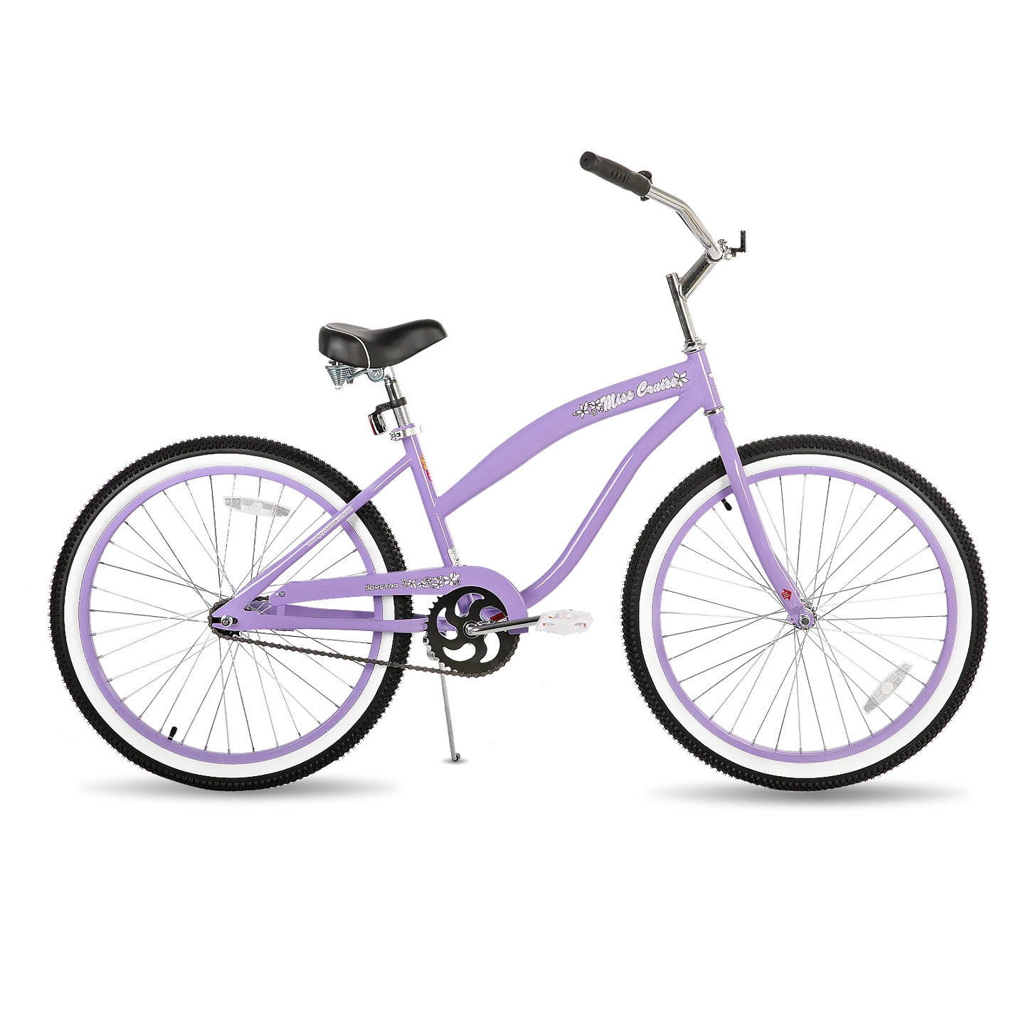 JOYSTAR Beach Cruiser Bike All Ages Single Speed Coaster Brake Sturdy Steel Frame