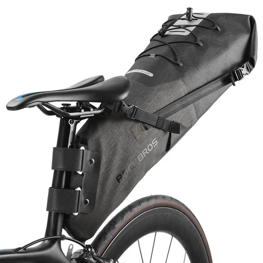 ROCKBROS Waterproof Reflective Foldable Saddle Bike Tail Bag