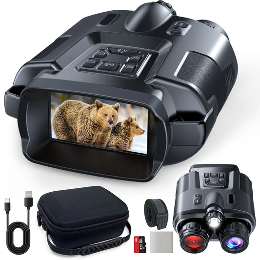Letcmoi 4K Night Vision Binoculars Infrared Goggles