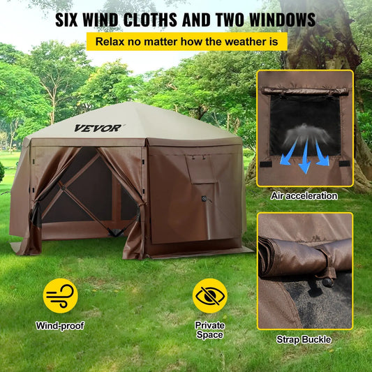 Pro Gear Sporting Goods Waterproof Screen Shelter Canopy