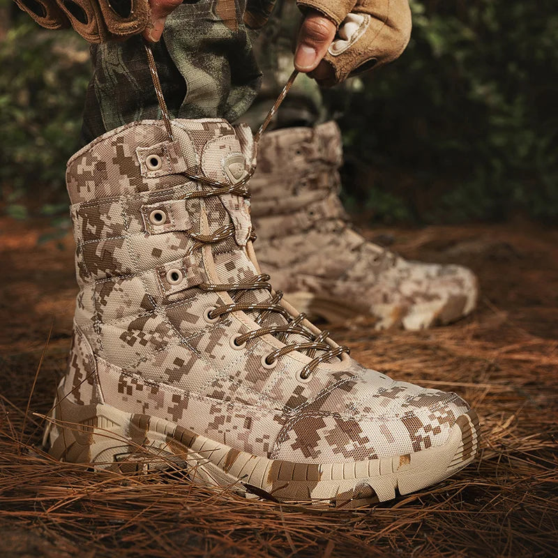 Louis Kadhr Mens Lightweight Tactical Hiking Boots Outdoor