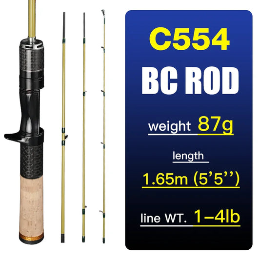 SeaSir Carbon Fiber Spinning Baitcasting Fishing Rod